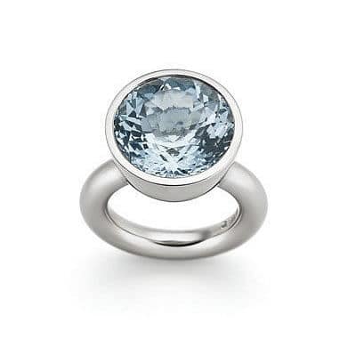 Diana Faraj Schmuck ‧ Ring Aquamarin Weißgold